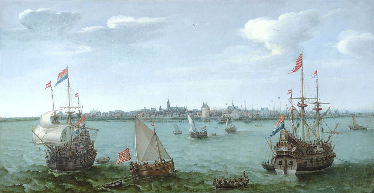 Gezicht op Hoorn 1622 - Hendrik Cornelisz. Vroom | Westfries Archief